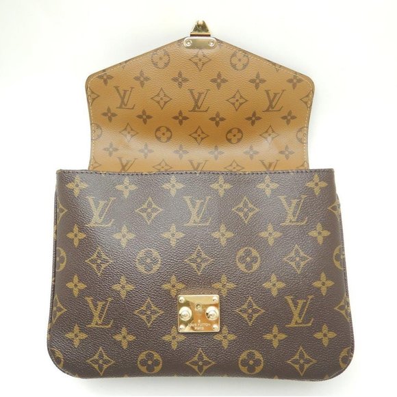 Louis Vuitton Monogram Reverse Pochette Metis MM Brown - Picture 7 of 8